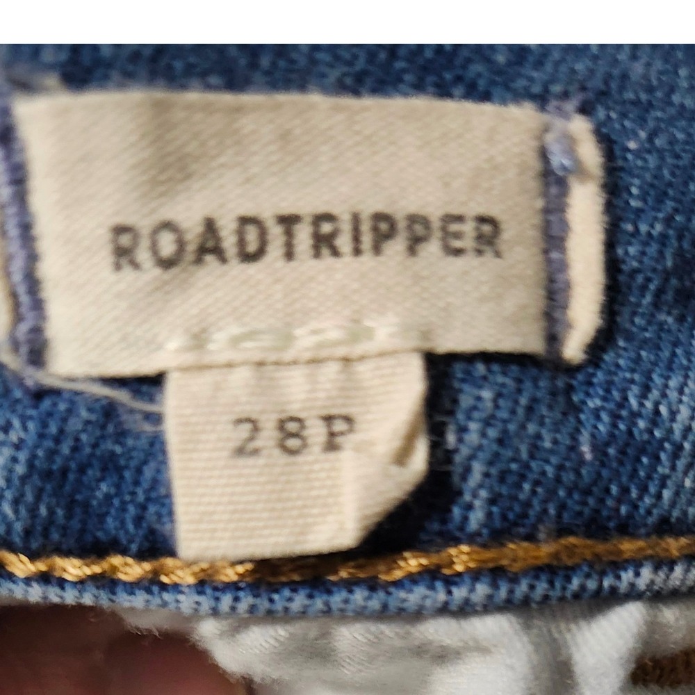 Madewell Roadtripper High Rise Skinny Jeans Medium Blue Wash 28P Petite - Picture 4 of 4